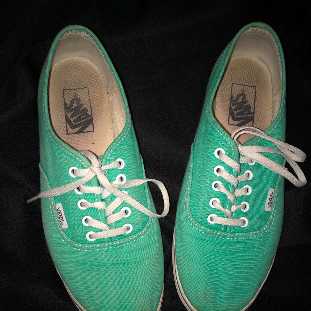 Green vans great condition
